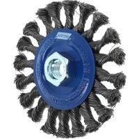 Norton Expert Twisted Knotted Steel Wire Stripping Wheel - 115mm