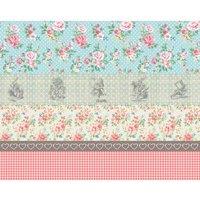 Origin Murals Alice In Wonderland Cottagecore Patterns Multi Wall Mural - 3 x 2.4m