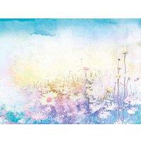 Origin Murals Daisy Meadow Purple Wall Mural - 3 x 2.4m