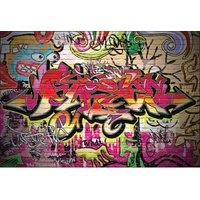 Origin Murals City Graffiti Multi Wall Mural - 3 x 2.4m