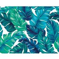 Origin Murals Bold Tropical Leaves Green Wall Mural - 3.5 x 2.8m