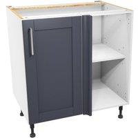 Wickes Ohio Navy Corner Base Unit - 800mm