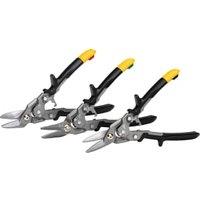 Toughbuilt TB-H4S3-60 3 Piece Aviation Tin Snip Set