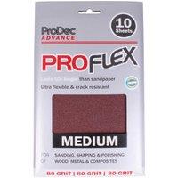 ProFlex Half Size Medium Sandpaper - 230 x 140mm - Pack of 10