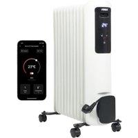 Princess White Oil Filled Smart Radiator - White