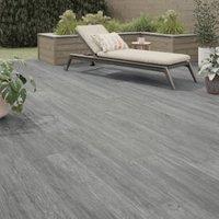 Harting Grey Glazed Outdoor Porcelain Paving Tile - 300 x 1200 x 20mm - Pack of 40