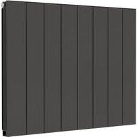 Towelrads Anthracite Grey Ascot Single Horizontal Designer Radiator - 600 x 817mm