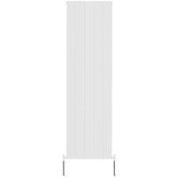 Towelrads Ascot White Double Vertical Designer Radiator - 1800 x 407mm