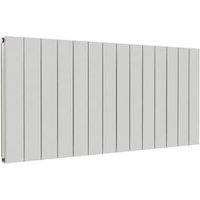 Towelrads White Ascot Double Horizontal Designer Radiator - 600 x 1022mm