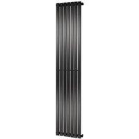 Towelrads Anthracite Grey Merlo Vertical Designer Radiator - 1800 x 435mm