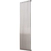 Towelrads Chrome Dorney Vertical Designer Radiator - 1800 x 352mm