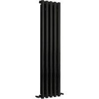 Towelrads Oxshott Black Vertical Aluminium Designer Radiator - 1800 x 375mm