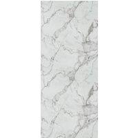 Multipanel Linda Barker Unlipped Calacatta Marble Shower Panel - 2400 x 900 x 11mm