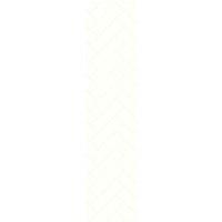 Multipanel Hydrolock Alpine White Herringbone Tile Effect Shower Panel - 2400 x 598mm