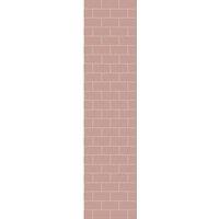 Multipanel Hydrolock Antique Rose Metro Tile Effect Shower Panel - 2400 x 598 x 11mm