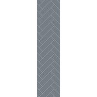 Multipanel Hydrolock Monument Grey Herringbone Tile Effect Shower Panel - 2400 x 598 x 11mm
