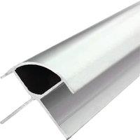 Multipanel Type B Satin Anodised External Corner - 2450mm