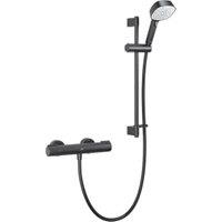 Mira Atom Exposed Variable (EV) Mixer Shower - Black