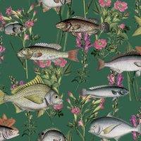 Holden Decor Lagoon Green Wallpaper - 10.05m x 53cm