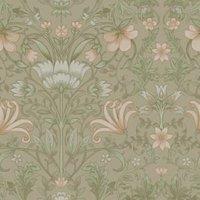 Holden Decor Vintage Floral Beige Wallpaper - 10.05m x 53cm