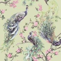 Holden Decor Menali Green Wallpaper - 10.05m x 53cm