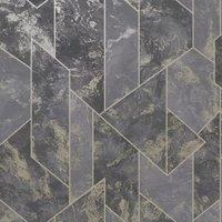 Holden Decor Zarci Charcoal Wallpaper - 10.05m x 53cm