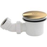 Nuie Fast Flow Brushed Brass Shower Waste - 99mm