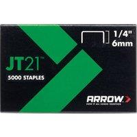 Arrow JT21 T27 Light Duty Staples 6mm (1/4in) - Pack of 5000