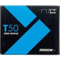Arrow T50 Staples 8mm (5/16in) - Pack of 5000