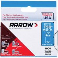 Arrow T50M 505m Monel Staples 8mm ( 5/16in) - Pack of 1000