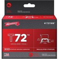 Arrow T72 Clear Insulated Staples 9 x 15mm - Pack of 300