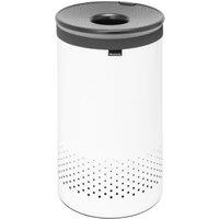 Brabantia White Laundry Bin - 60L