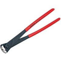 Knipex KPX9911250 10" Plastic Coated Handles High Leverage Concreter's Nippers - 250mm