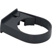 FloPlast 50mm Anthracite Grey MiniFlo Downpipe Pipe Clip - Pack of 2