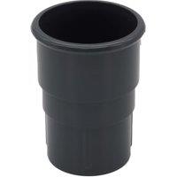 FloPlast 50mm Anthracite Grey MiniFlo Downpipe Pipe Socket