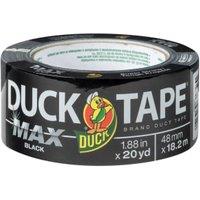 Duck Max Strength Black Cloth Tape - 48mm x 18.2m
