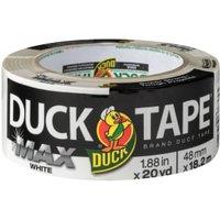 Duck Max Strength White Cloth Tape - 48mm x 18.2m