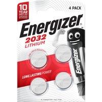 Energizer CR2032 BP4 Li-ion Batteries - Pack of 4