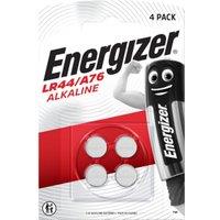 Energizer A76/LR44 BP4 Alkaline Batteries - Pack of 4