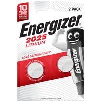 Energizer CR2025 BP2 Li-ion Batteries - Pack of 2