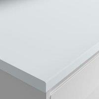 Wickes Laminate Worktop - Blanc Chamonix - 600mm x 38mm x 3m