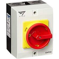 Stag IS4P20 IP65 4 Pole Rotary Isolator Switch - 20A