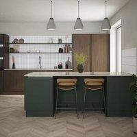 Wickes Cosmopolitan White Ceramic Wall Tile - 200 x 100mm