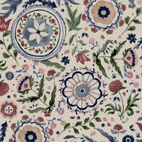 Joules Festival Flowers Antique White Wallpaper - 10m x 52cm