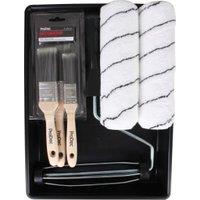 Prodec Advance Microfibre Roller & Tray Set With Synthetic Brush Set Medium Pile - 9in
