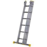 Werner Square Rung Triple Extension Ladder - Max Height 4.13m