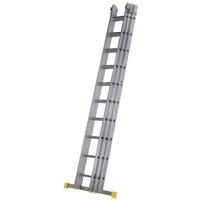 Werner Square Rung Triple Extension Ladder - Max Height 6.93m