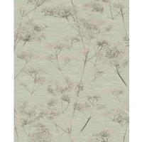Boutique Serene Seedhead Sage Wallpaper - 10m x 52cm
