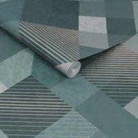 Superfresco Easy Kaleidoscope Emerald Wallpaper - 10m x 52cm