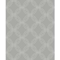 Superfresco Easy Serpentine Grey Wallpaper - 10m x 52cm